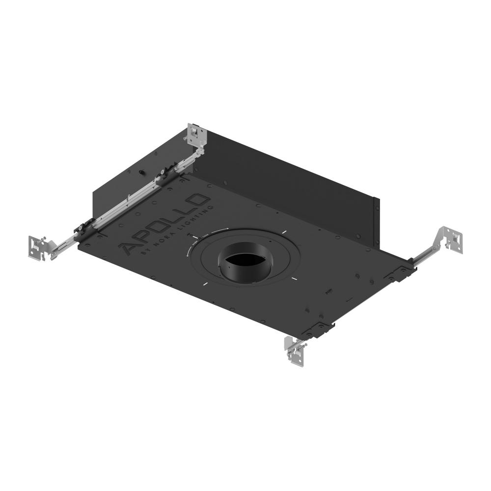 3" Apollo Round IC Air-Tight New Construction Housing w/ 1.25" to 1.625" Ceiling Collar,
