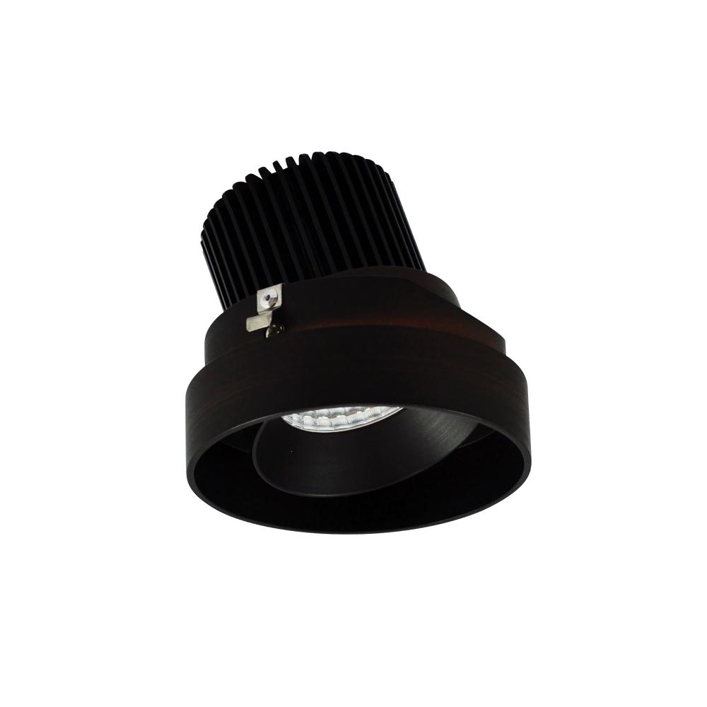 4" Iolite LED Round Trimless Adjustable, 1000lm / 14W, 3500K, Bronze Adjustable / Bronze