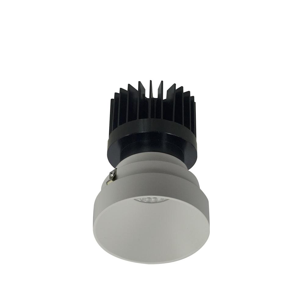 4" Iolite LED Round Trimless Downlight, 10-Degree Optic, 850lm / 12W, 3000K, White Finish