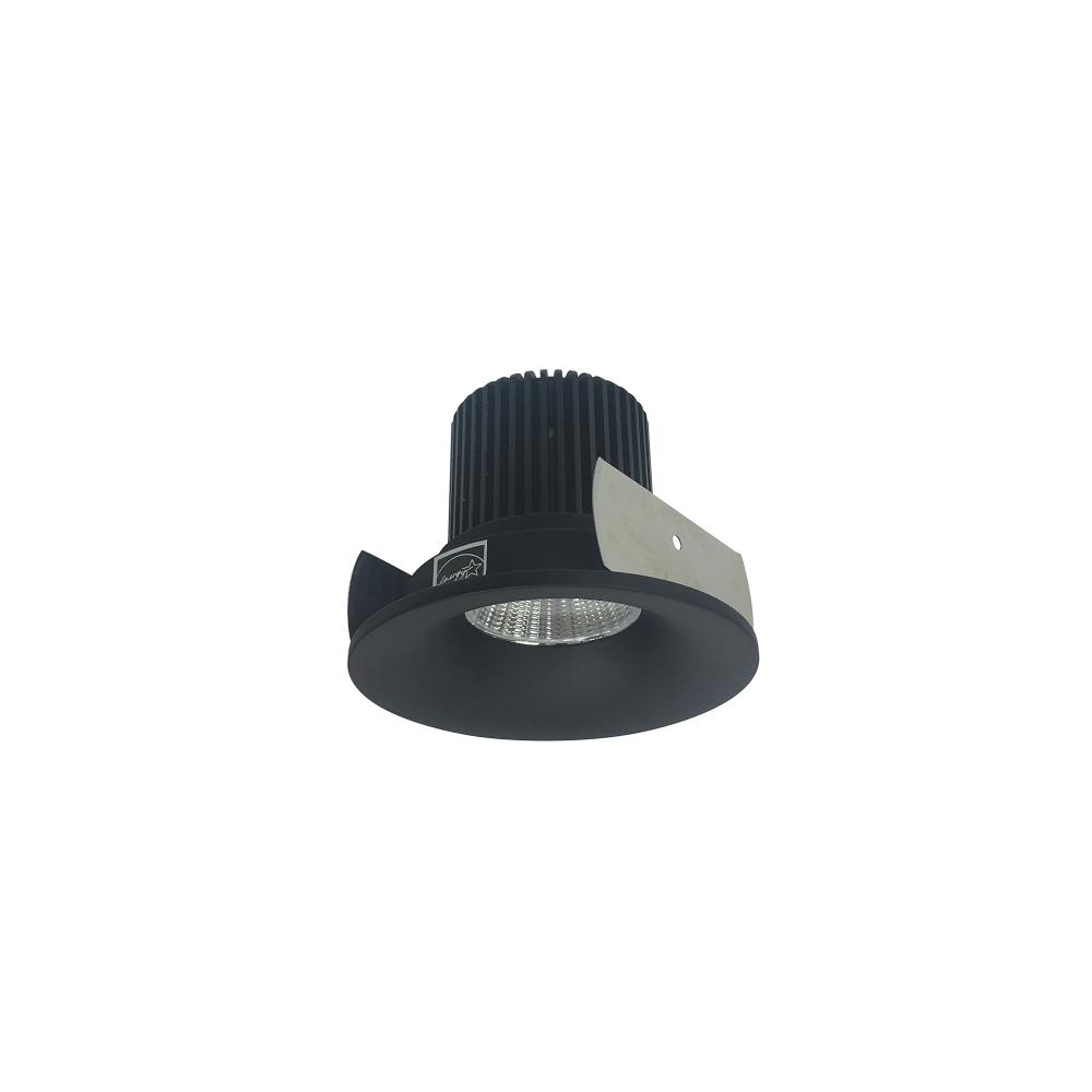 2" Iolite LED Round Bullnose, 1000lm / 14W, 2700K, Black Finish