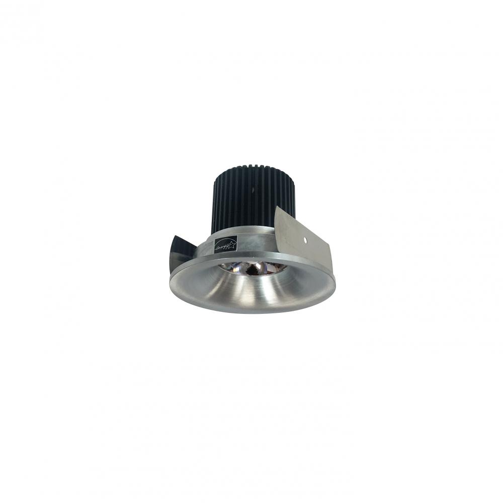 2" Iolite LED Round Bullnose, 10-Degree Optic, 850lm / 12W, 4000K, Natural Metal Finish