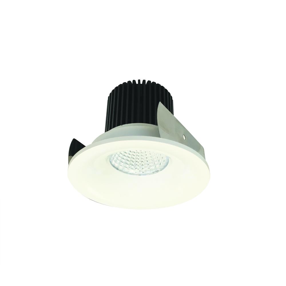 2" Iolite LED Round Bullnose, 1000lm / 14W, 5000K, White Finish