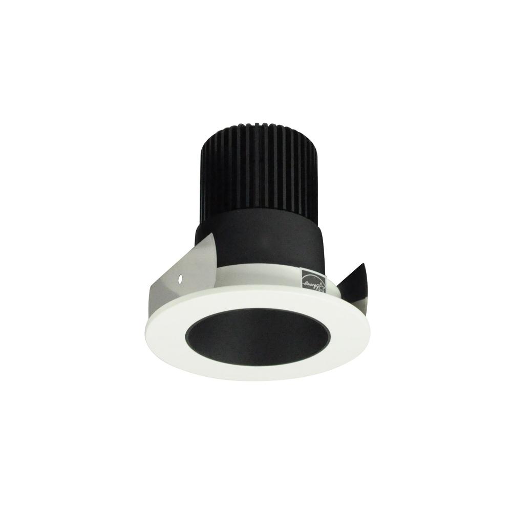 2" Iolite LED Round Reflector, 1000lm / 14W, 4000K, Black Reflector / White Flange