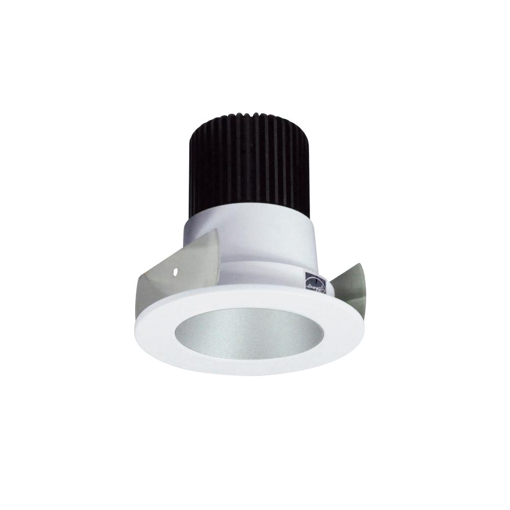 2" Iolite LED Round Reflector, 1000lm / 14W, 4000K, Haze Reflector / Matte Powder White Flange