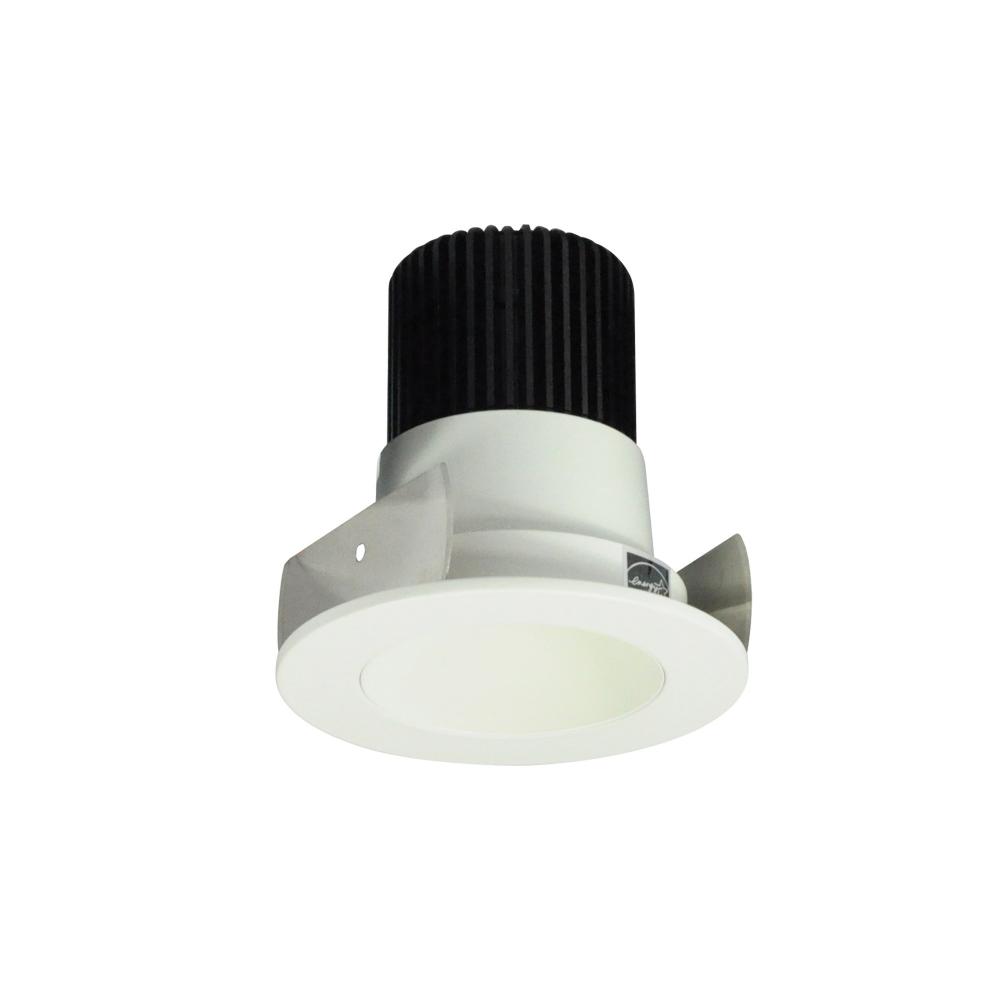 2" Iolite LED Round Reflector, 1000lm / 14W, 2700K, White Reflector / White Flange