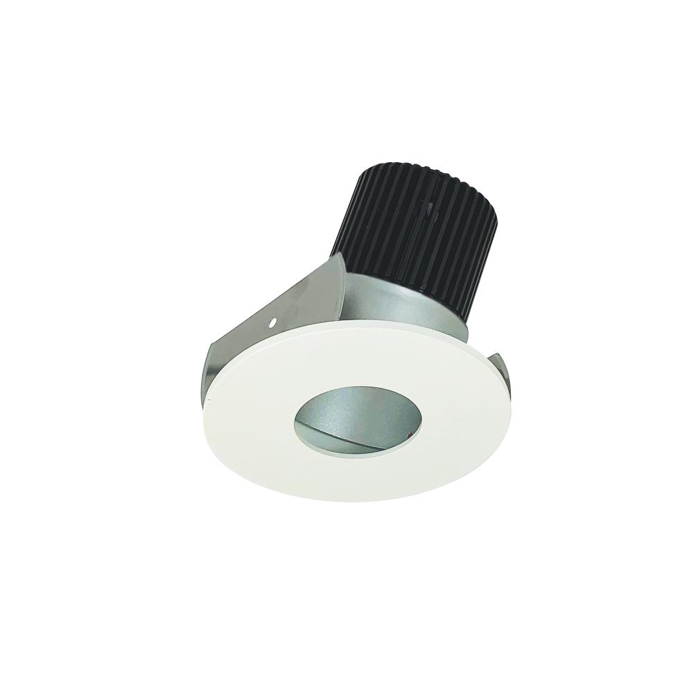 2" Iolite LED Round Adjustable Pinhole, 1000lm / 14W, 4000K, Haze Pinhole / Matte Powder White