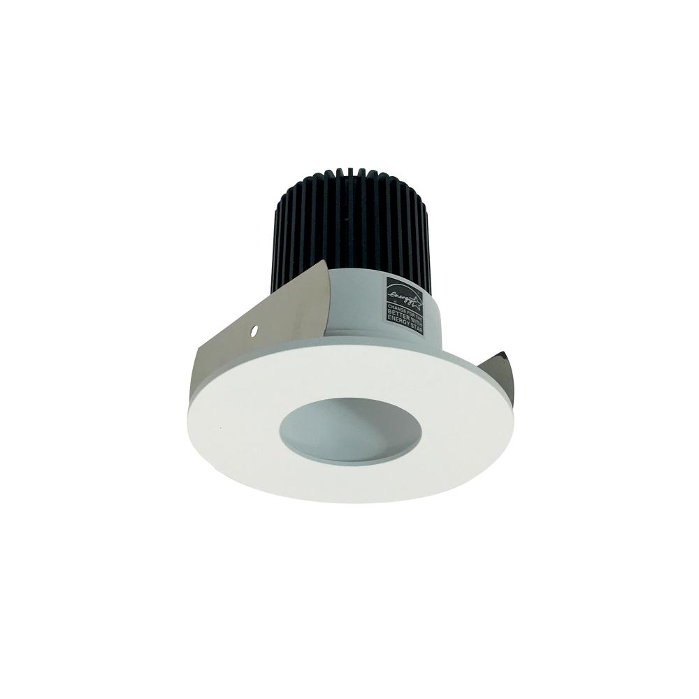 2" Iolite LED Round Adjustable Pinhole, 10-Degree Optic, 650lm / 12W, 4000K, Matte Powder White