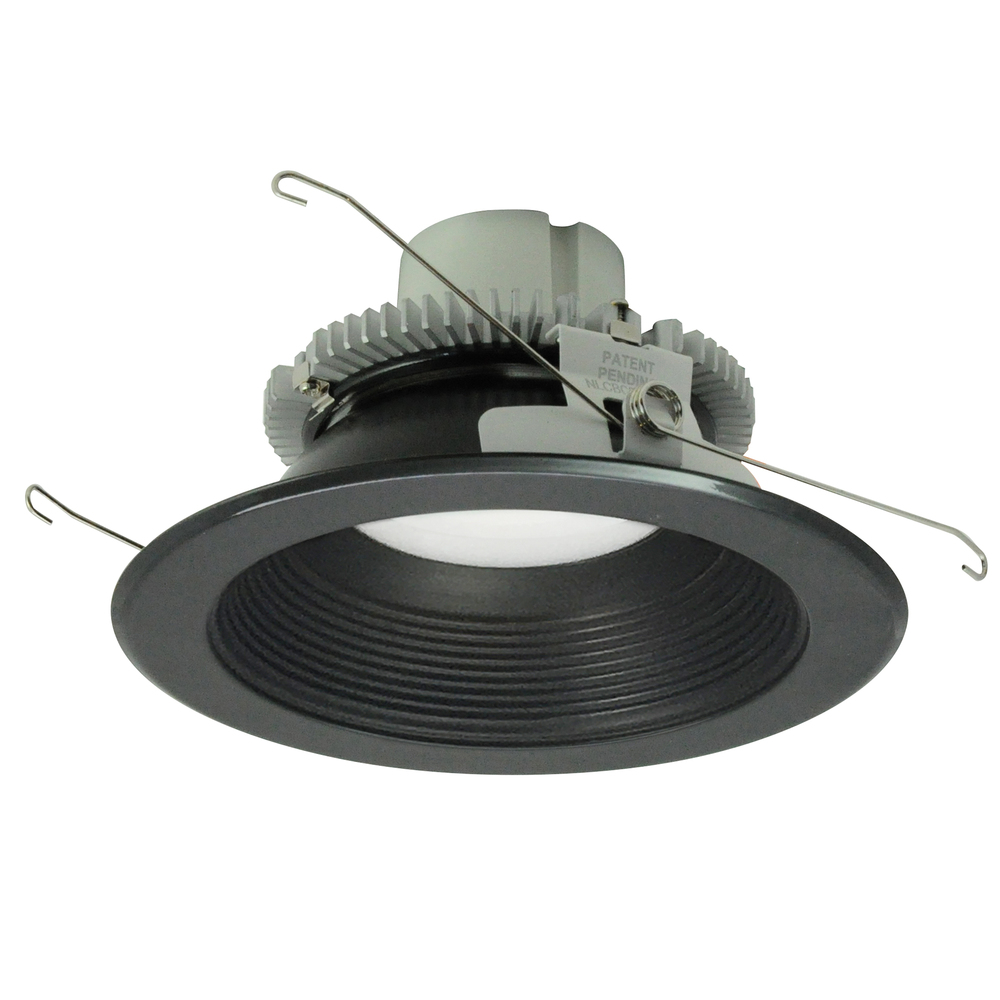 6" Cobalt Click Round Retrofit Baffle, 750lm / 10W, 2700K, Black Baffle / Black Flange