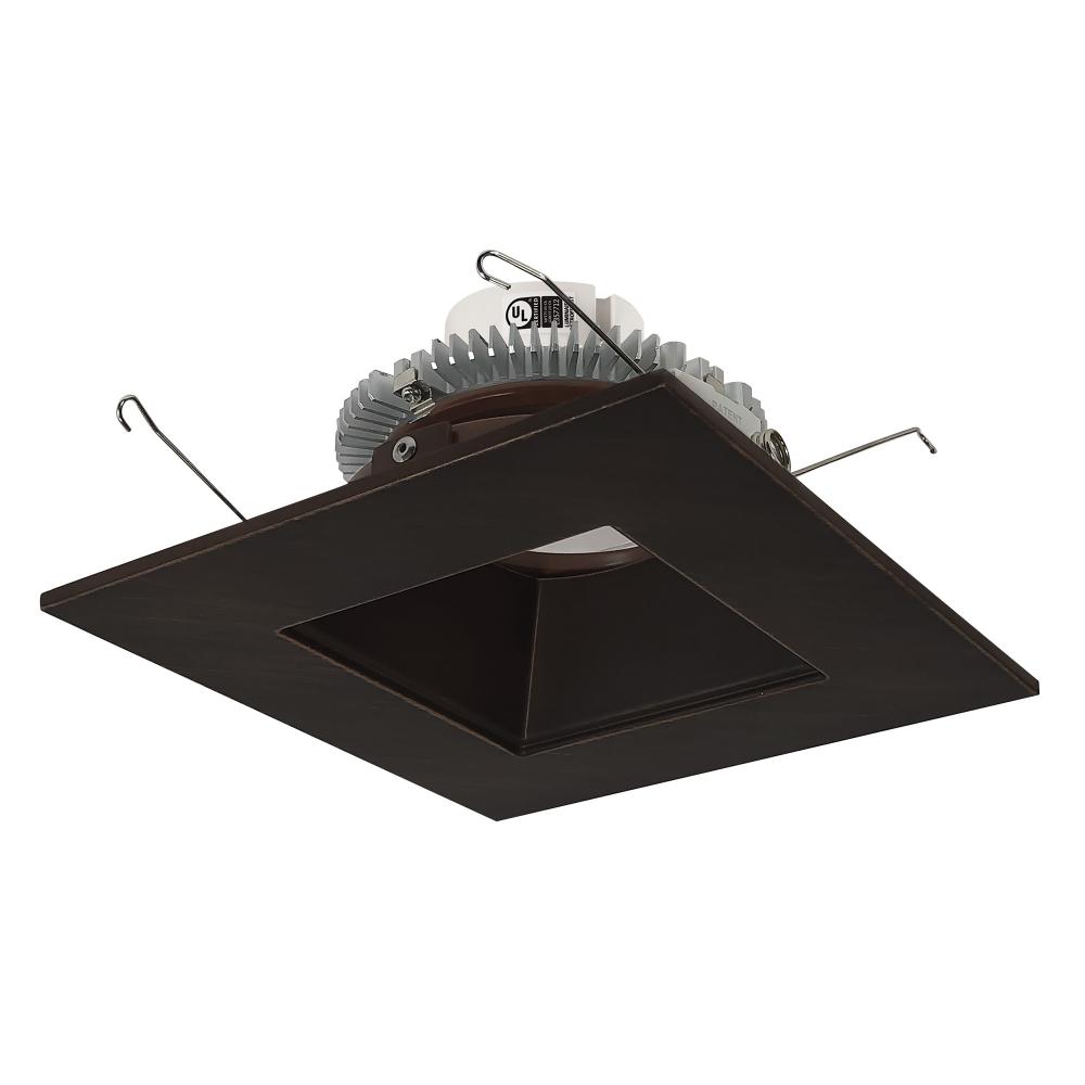 6" Cobalt Click Square Retrofit Reflector with Square Aperture, 1000lm / 13.5W, Selectable CCT,