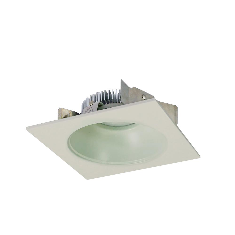 4" Cobalt Shallow High Lumen LED Trim, Square/Round Reflector, 850lm, 3500K, White