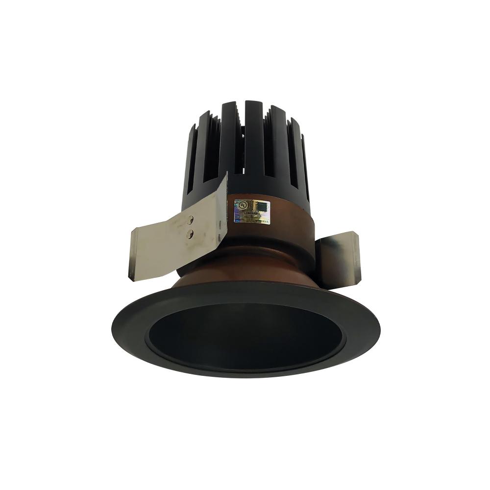 5" Marquise III Round Open Reflector, 2500lm, 3000K, Flood Optic, Bronze Reflector/Bronze Flange