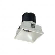 Nora NIO-4STLNDC40QWW - 4" Iolite LED Square Trimless Downlight, 10-Degree Optic, 800lm / 12W, 4000K, White Finish