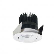 Nora NIOB-2RCCDXMPW/HL - 2" Iolite LED Round Adjustable Cone Reflector, 1500lm/2000lm/2500lm (varies by housing), Comfort