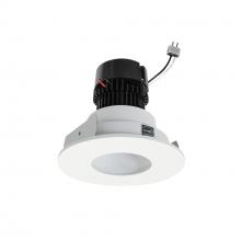 Nora NPRLV-4RPH35XMPW - 4" Pearl Low Voltage LED Round Pinhole Retrofit, 950lm / 11W, 3500K, Matte Powder White Pinhole