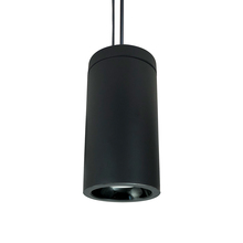 Nora NYLD2-6P075130BBB - 6" Cobalt Pendant Mount Cylinder, Black, 750L, 3000K, Black Reflector, 120V Triac/ELV Dimming