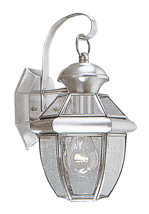 1 Light BN Outdoor Wall Lantern