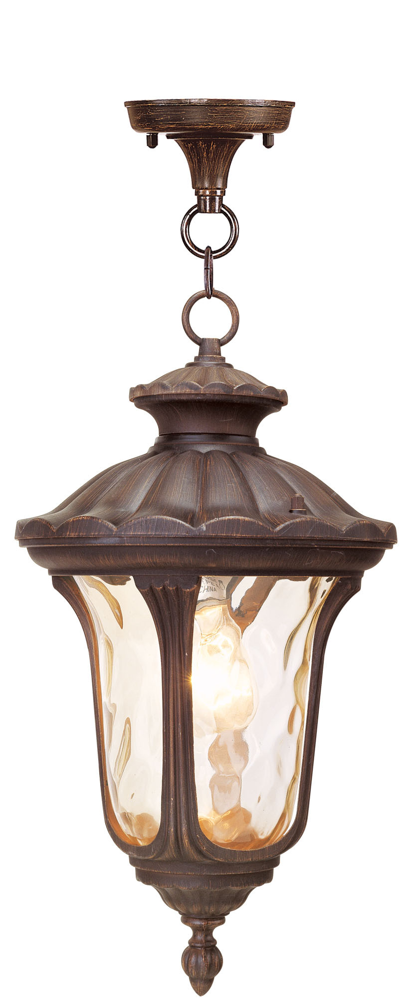 1 Light Imperial Bronze Chain Lantern