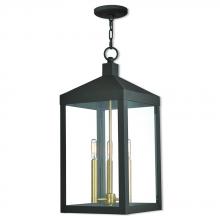 Livex Lighting 20587-07 - 3 Lt BZ Outdoor Pendant Lantern