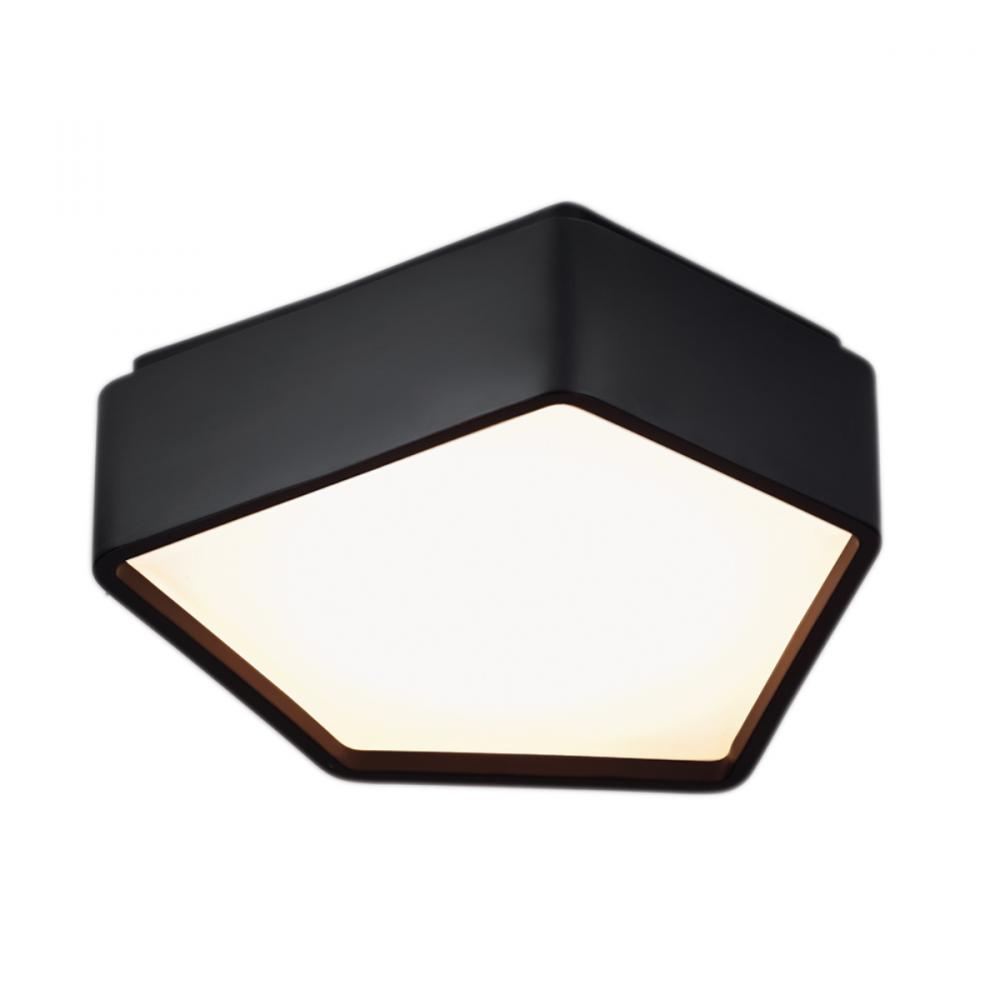 Fenway Flush Mount Light - Matte Black