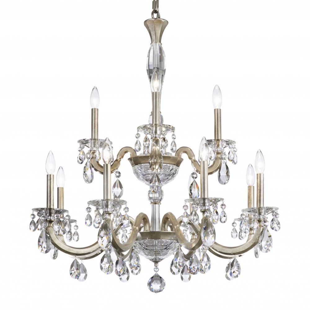 San Marco 12 Light 120V Chandelier in Heirloom Gold with Radiance Crystal