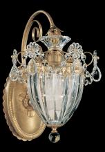 Schonbek 1870 1240-48 - Bagatelle 1 Light 120V Wall Sconce in Antique Silver with Heritage Handcut Crystal