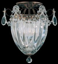 Schonbek 1870 1242-23 - Bagatelle 3 Light 120V Semi-Flush Mount in Etruscan Gold with Heritage Handcut Crystal