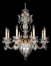 Schonbek 1870 1248-22 - Bagatelle 11 Light 120V Chandelier in Heirloom Gold with Heritage Handcut Crystal