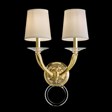 Schonbek 1870 MA1002N-23O - Emilea 2 Light 120V Wall Sconce in Etruscan Gold with Optic Crystal