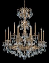 Schonbek 1870 5686-23R - Milano 15 Light 120V Chandelier in Etruscan Gold with Radiance Crystal