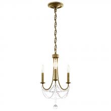 Schonbek 1870 RJ1003N-51O - Verdana 3 Light 120V Chandelier in Black with Optic Crystal