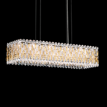 Schonbek 1870 RS8344N-401S - Sarella 13 Light 120V Linear Pendant in Polished Stainless Steel with Clear Crystals from Swarovsk