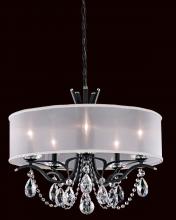 Schonbek 1870 VA8305N-76H1 - Vesca 5 Light 120V Chandelier in Heirloom Bronze with Heritage Handcut Crystal