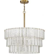 Craftmade 48696-SB - Museo 9 Light Pendant in Satin Brass