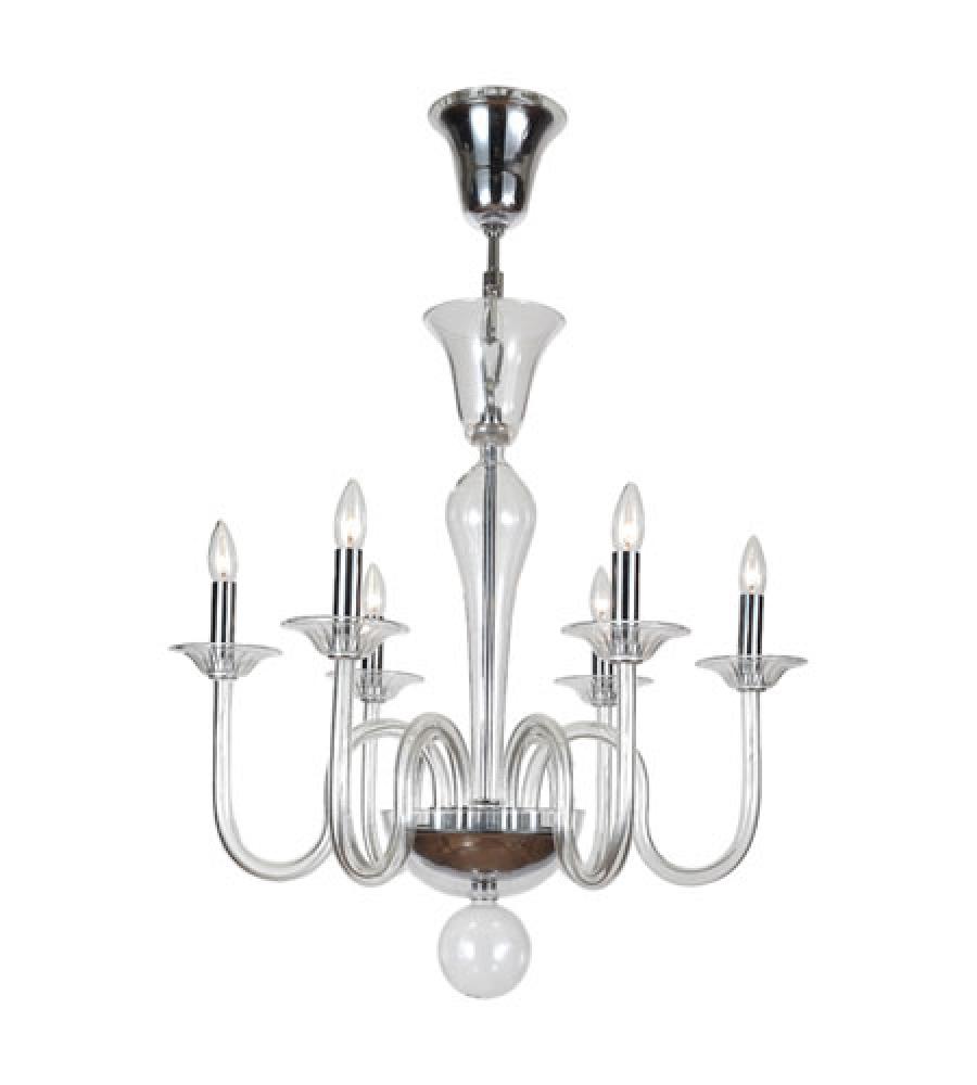 Pablo 6 Light Chrome Chandelier