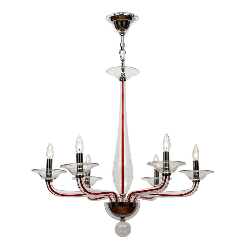 Crystorama Stella 6 Light Polished Chrome Chandelier