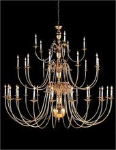 Crystorama 355-96-PB - 48 Light Polished Brass Chandelier