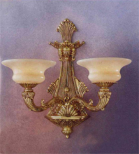 Crystorama 7302-BZ - 2 Light Bronze Traditional Sconce