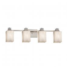 Justice Design Group CLD-8474-15-NCKL - Ardent 4-Light Bath Bar