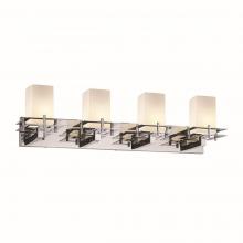 Justice Design Group FSN-8174-15-OPAL-CROM - Metropolis 4-Light Bath Bar