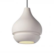 Justice Design Group CER-6400-BIS-NCKL-BKCD - Arabesque 1-Light Pendant