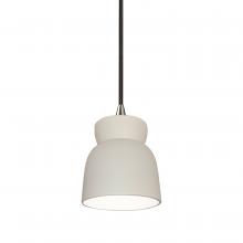 Justice Design Group CER-6515-BIS-NCKL-BKCD - Large Hourglass Pendant