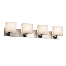 Justice Design Group CLD-8924-55-NCKL - Modular 4-Light Bath Bar