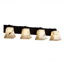 Justice Design Group FAL-8924-15-MBLK - Modular 4-Light Bath Bar