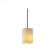 Justice Design Group FSN-8816-15-OPAL-MBLK-RIGID - Small 1-Light Pendant