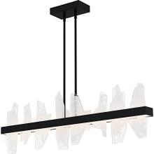 Quoizel PCAUR142MBK - Aurelia Matte Black Linear Chandelier