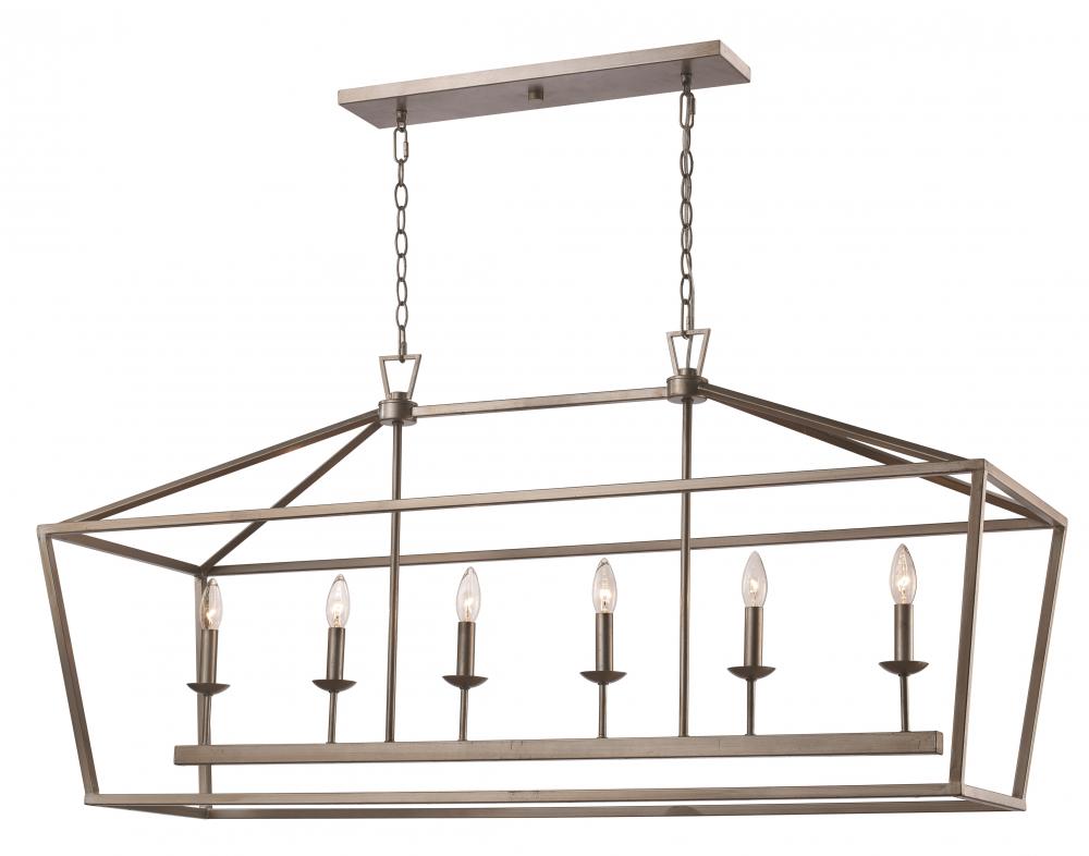 6LT PENDANT-XL-BIRD CAGE-ASL