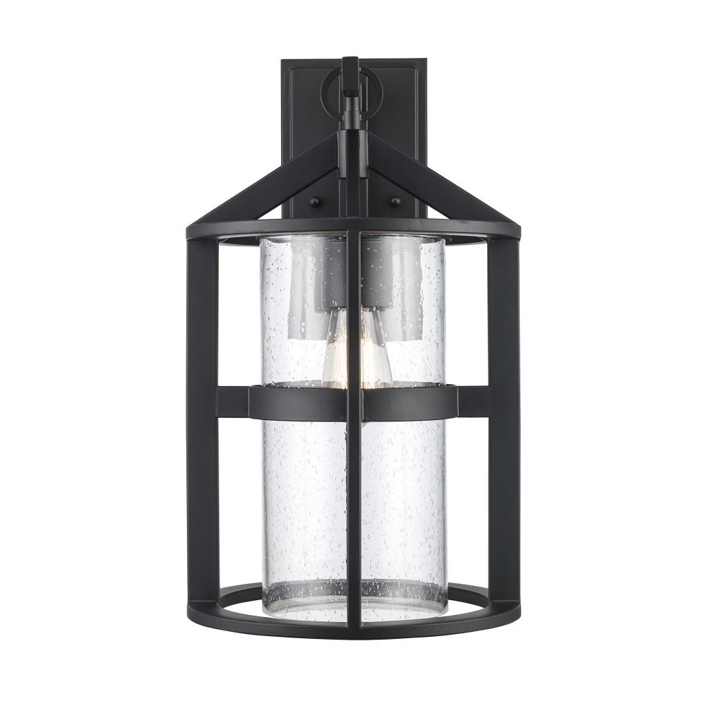 1LT MDRN RUSTIC WALL LANTERN M