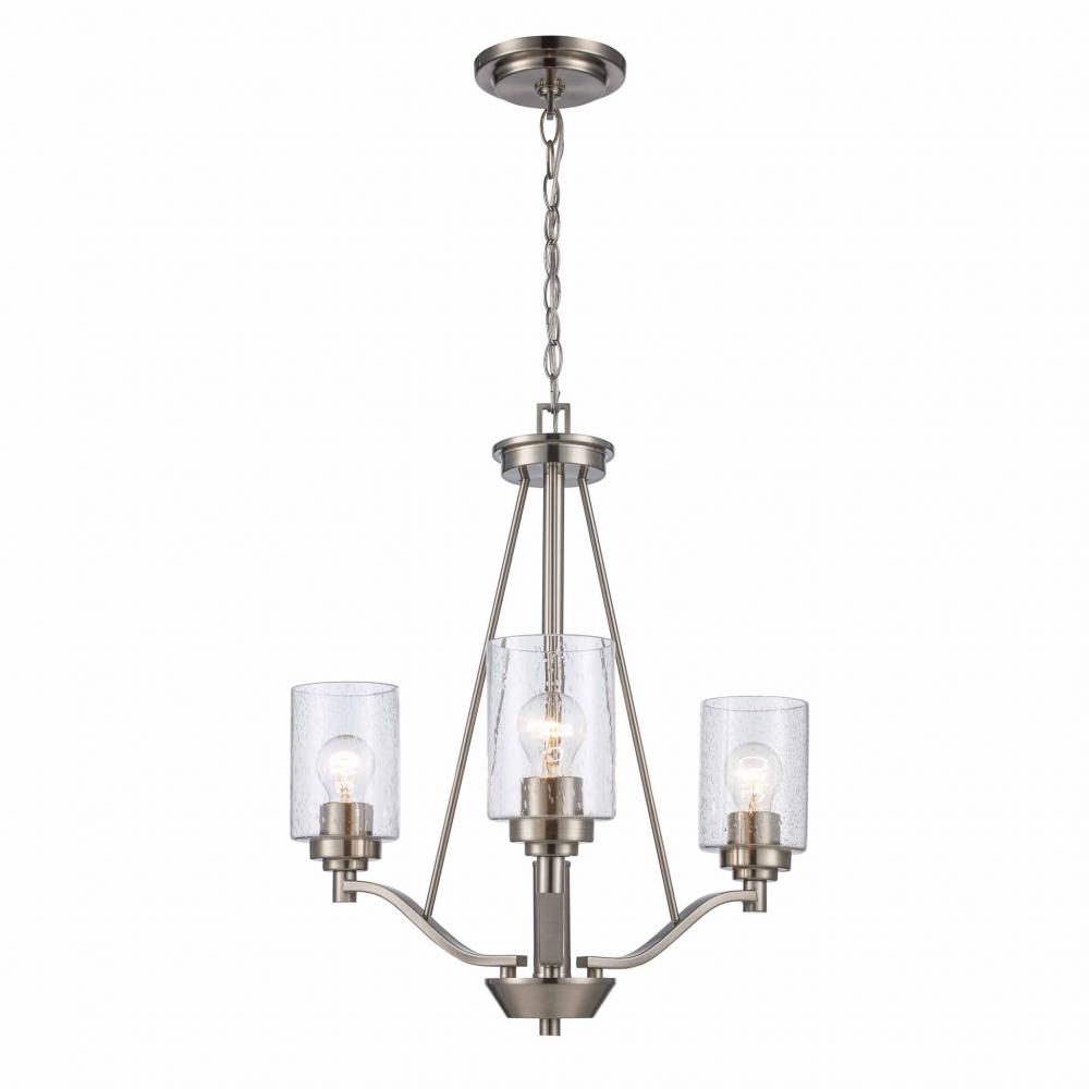 Mod Pod Chandeliers Brushed Nickel