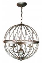 Trans Globe 70673 ASL - 3LT CHANDELIER-ORB CAGE-MED-AS