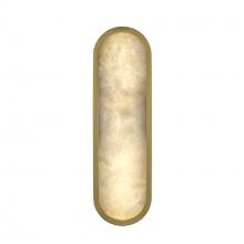 Trans Globe LED-22650 AG - 16' ALABASTER CIRCLR SCONCE-AG